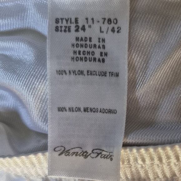 Vintage Vanity Fair White Midi Slip Skirt with Lace Hem - Picture 2 of 4